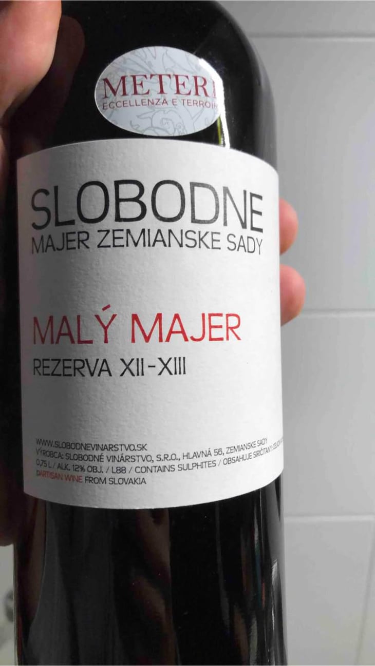 Maly Majer - Slobodné Vinárstvo - Majer Zemianske Sady - Michal Kuropka, Agnes Lovecká, Katarína Kuropková -2017
