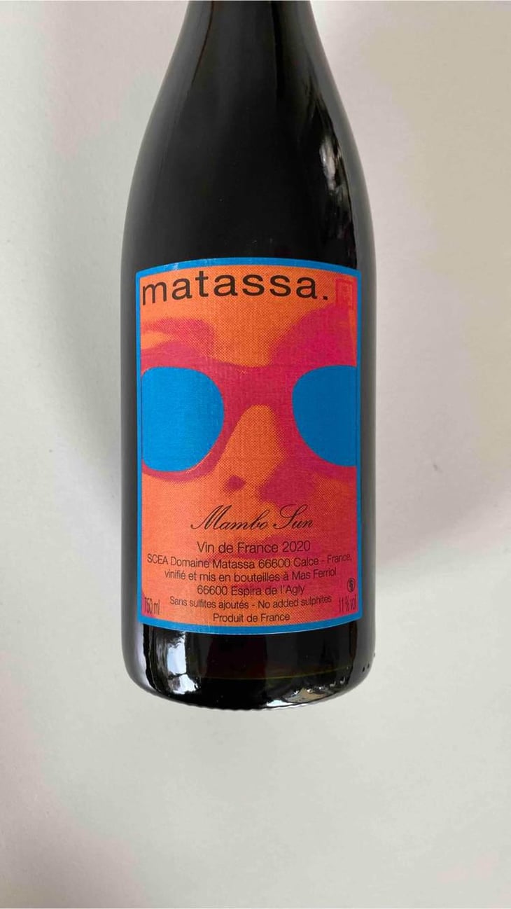 Mambo Sun - Domaine Matassa - Tom Lubbe 