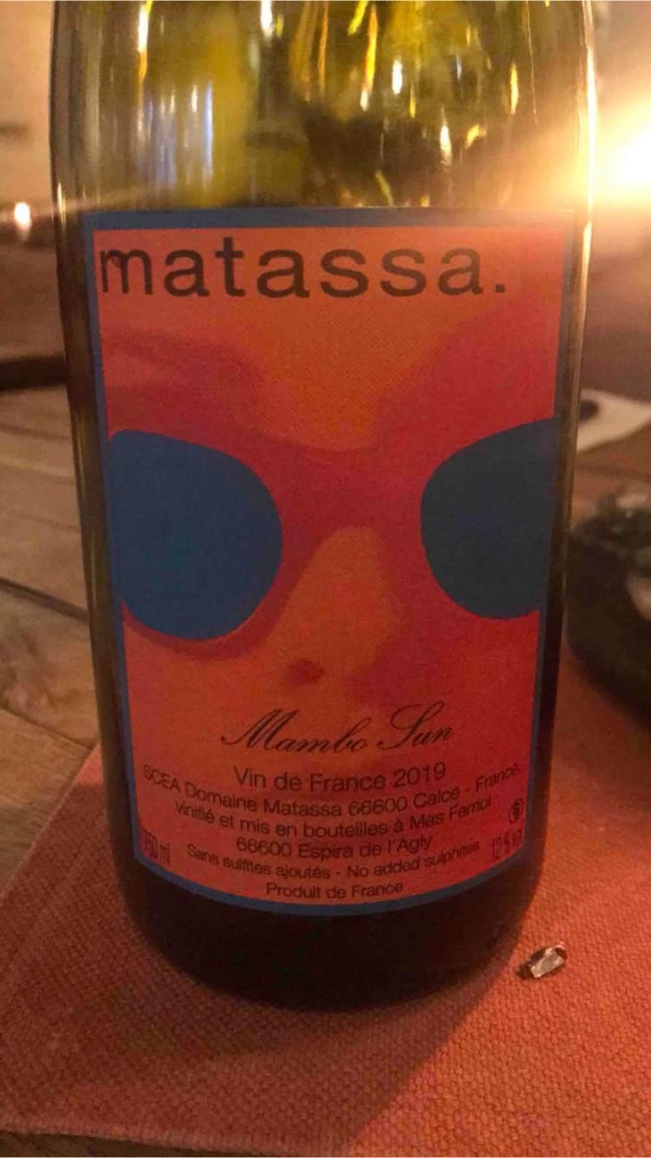 Mambo Sun - Domaine Matassa - Tom Lubbe 