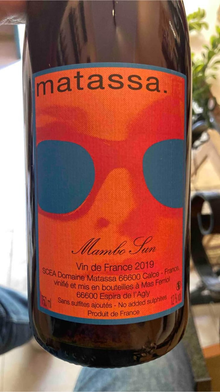 Mambo Sun - Domaine Matassa - Tom Lubbe 