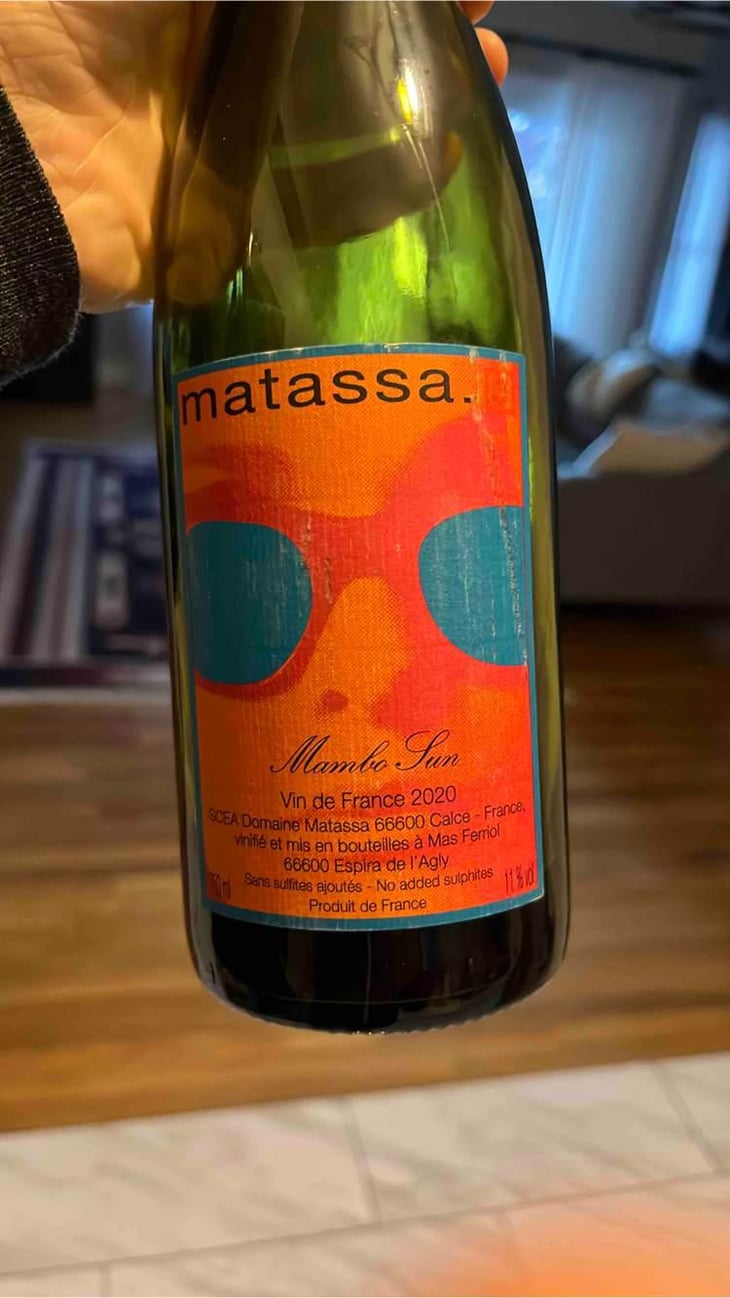 Mambo Sun - Domaine Matassa - Tom Lubbe 