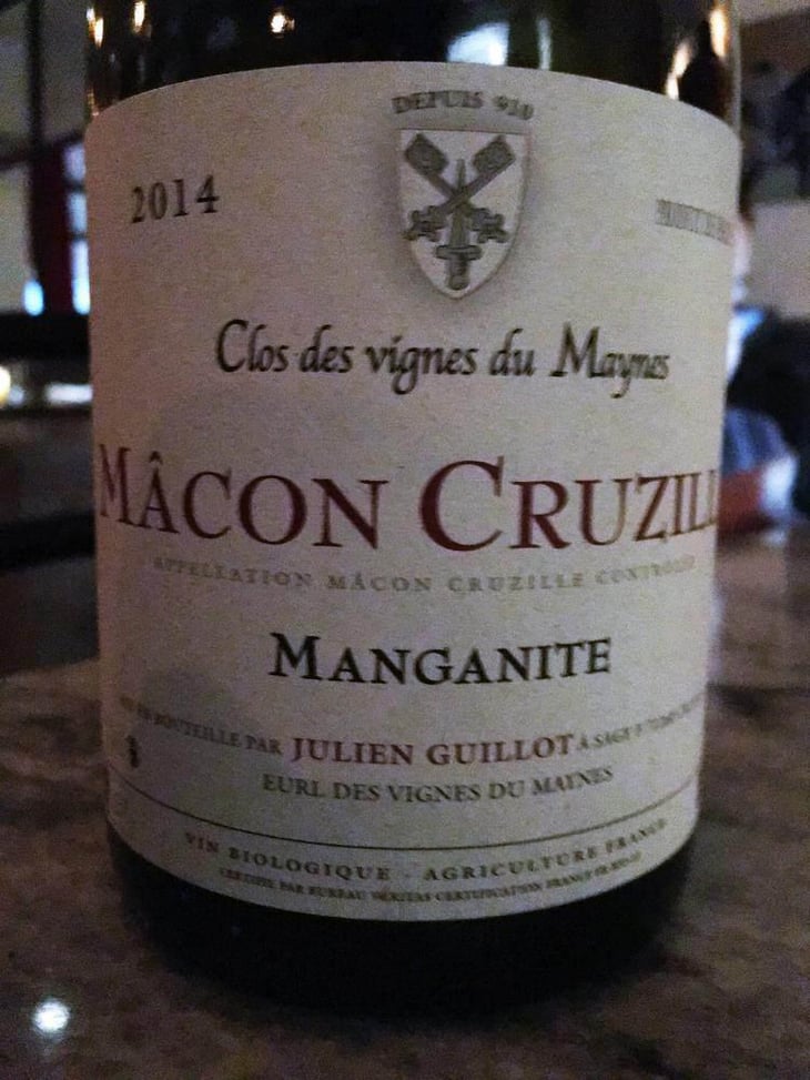 Manganite - Clos des Vignes du Maynes - Julien Guillot 