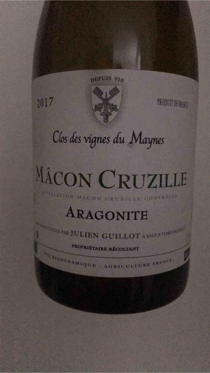 Manganite - Clos des Vignes du Maynes - Julien Guillot 
