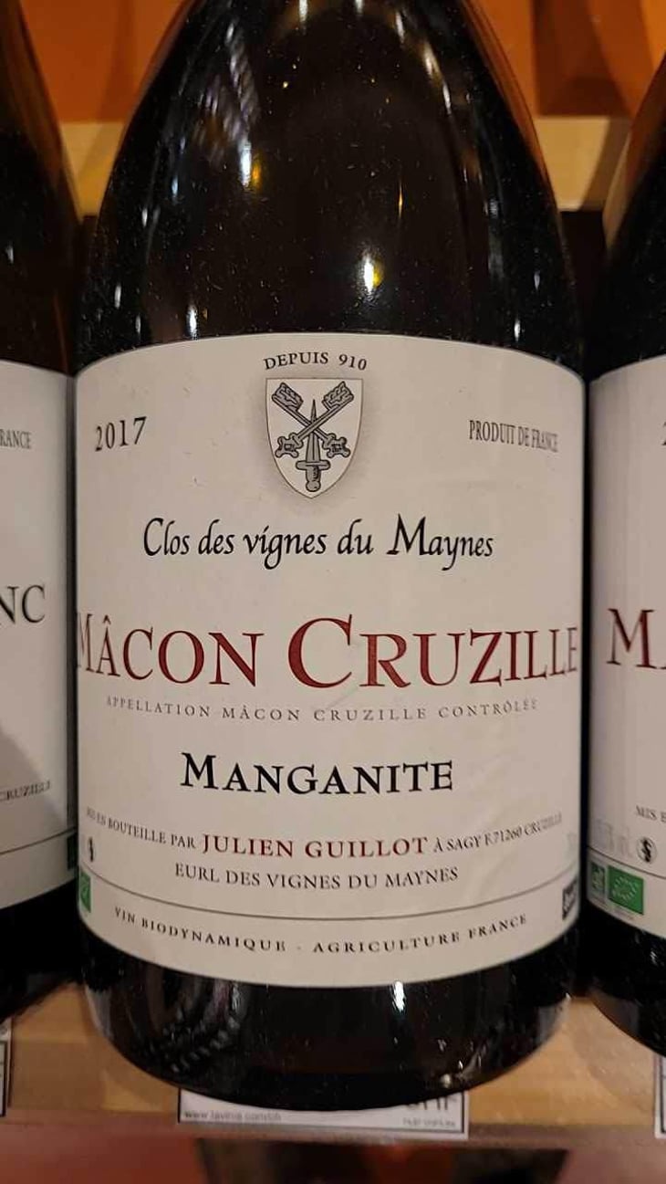 Manganite - Clos des Vignes du Maynes - Julien Guillot 
