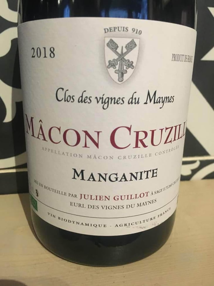 Manganite - Clos des Vignes du Maynes - Julien Guillot 