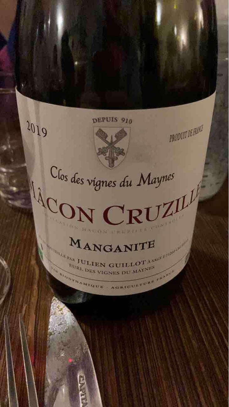 Manganite - Clos des Vignes du Maynes - Julien Guillot 