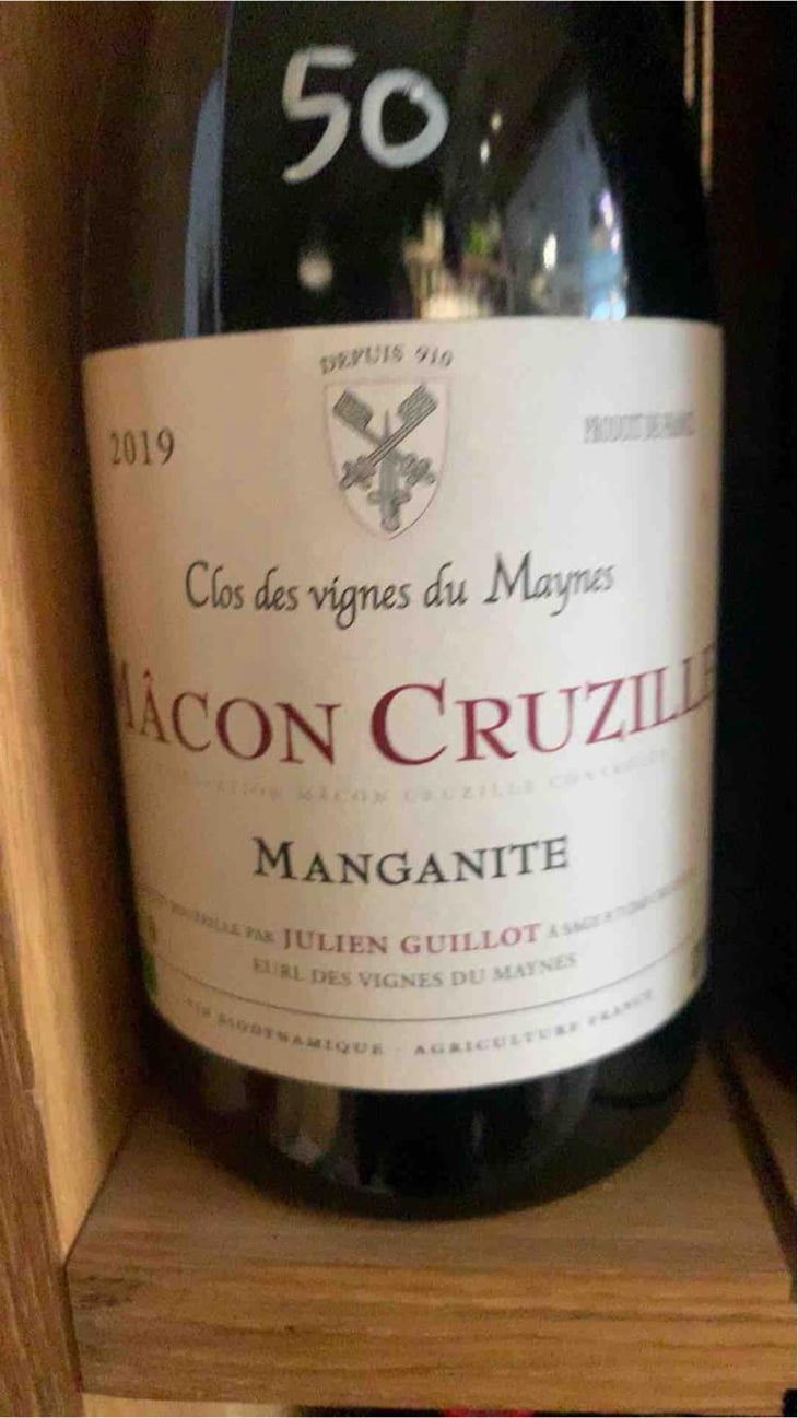 Manganite - Clos des Vignes du Maynes - Julien Guillot 
