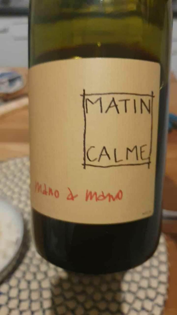 Mano a Mano - Domaine du Matin Calme - Anthony Guix 