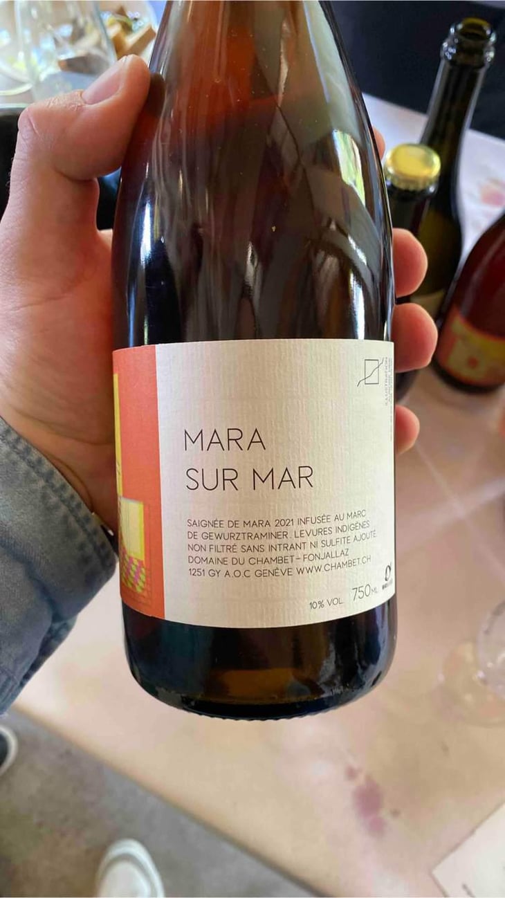 Mara sur Mar - Domaine du Chambet - Anthony Fonjallaz 