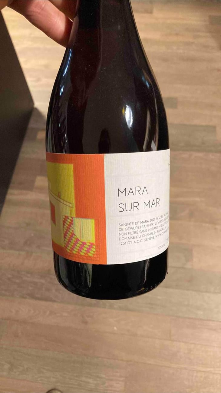 Mara sur Mar - Domaine du Chambet - Anthony Fonjallaz 