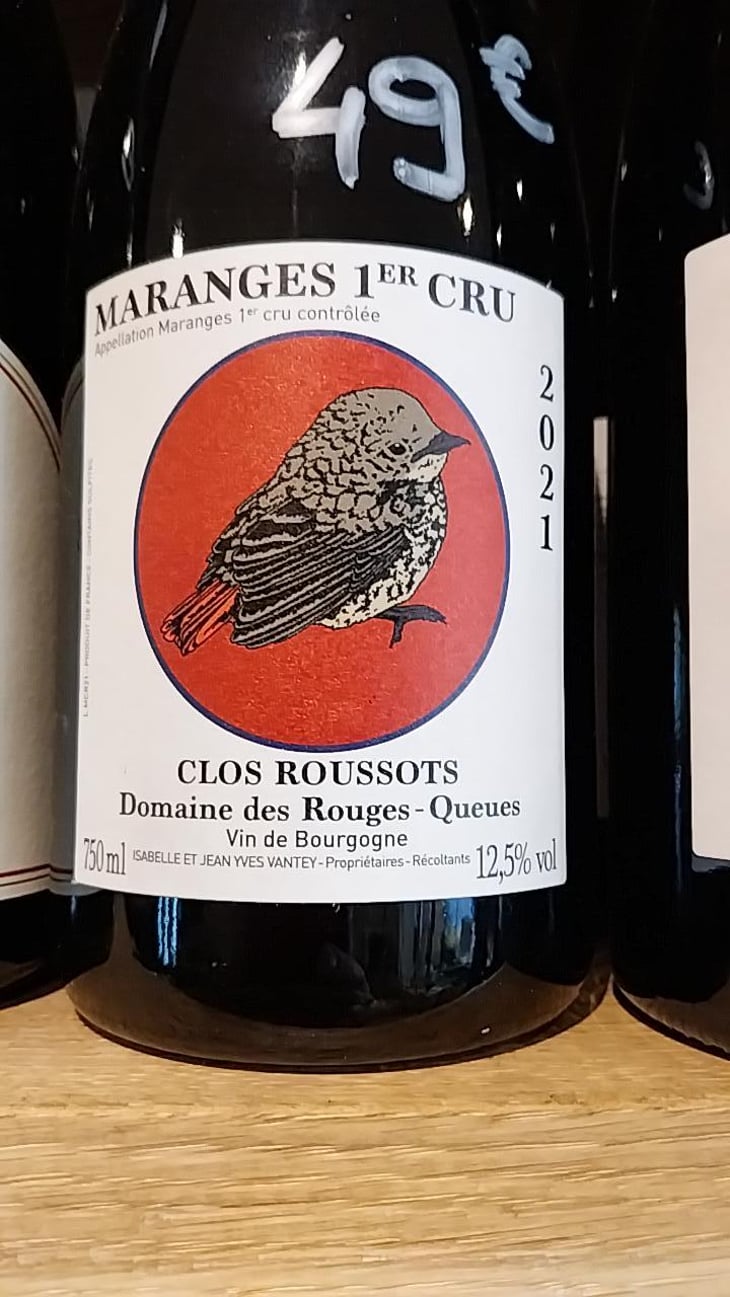 Maranges 1er Cru Clos Roussots - Domaine des Rouges-Queues - Isabelle & Jean-Yves Vantey 