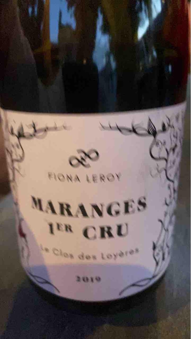 Maranges Sur le Bois - Domaine Fiona Leroy - Fiona Leroy -2019