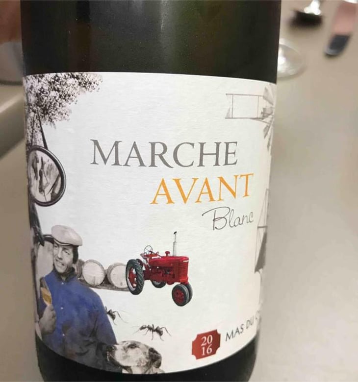 Marche Avant blanc - Mas du Chêne - Emmanuelle Delon & Luc Vignal 