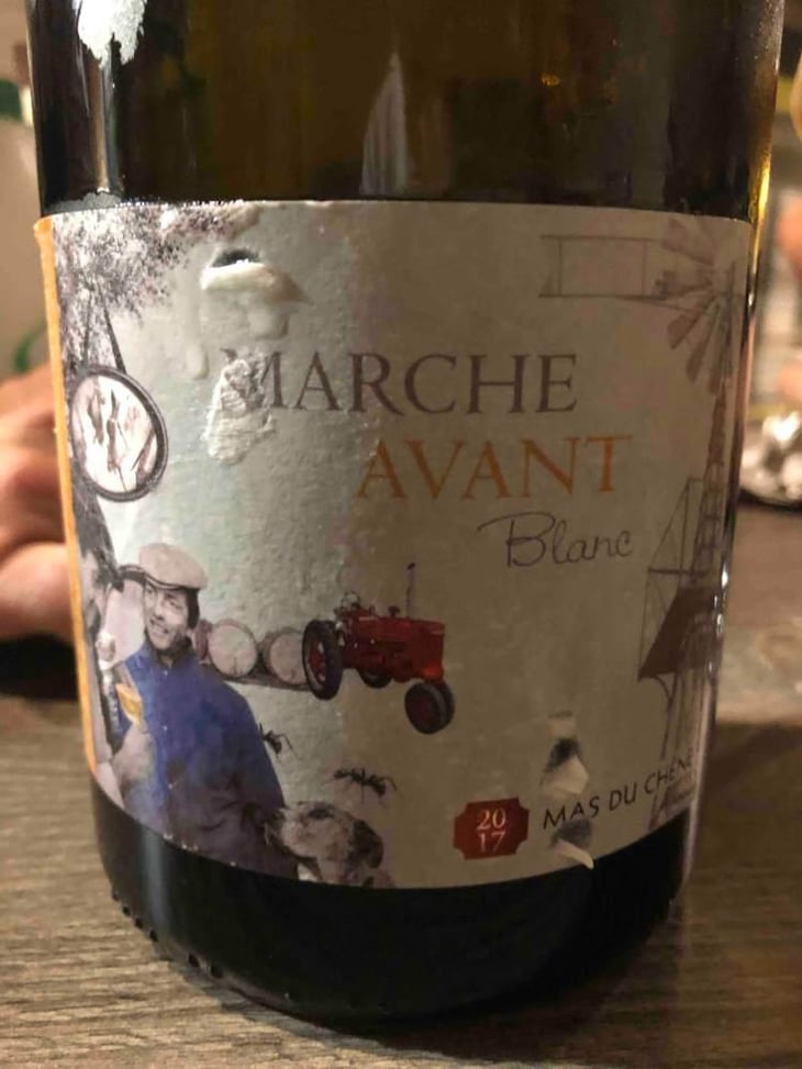 Marche Avant blanc - Mas du Chêne - Emmanuelle Delon & Luc Vignal 