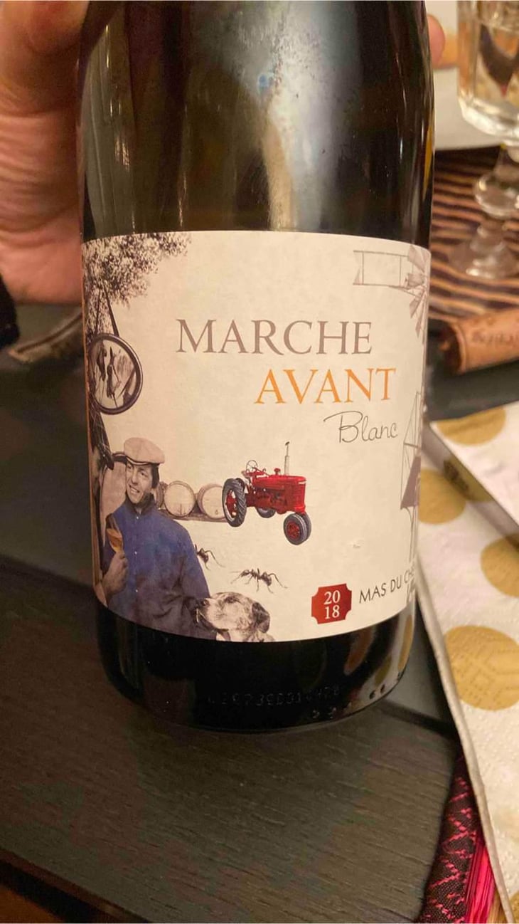 Marche Avant blanc - Mas du Chêne - Emmanuelle Delon & Luc Vignal 