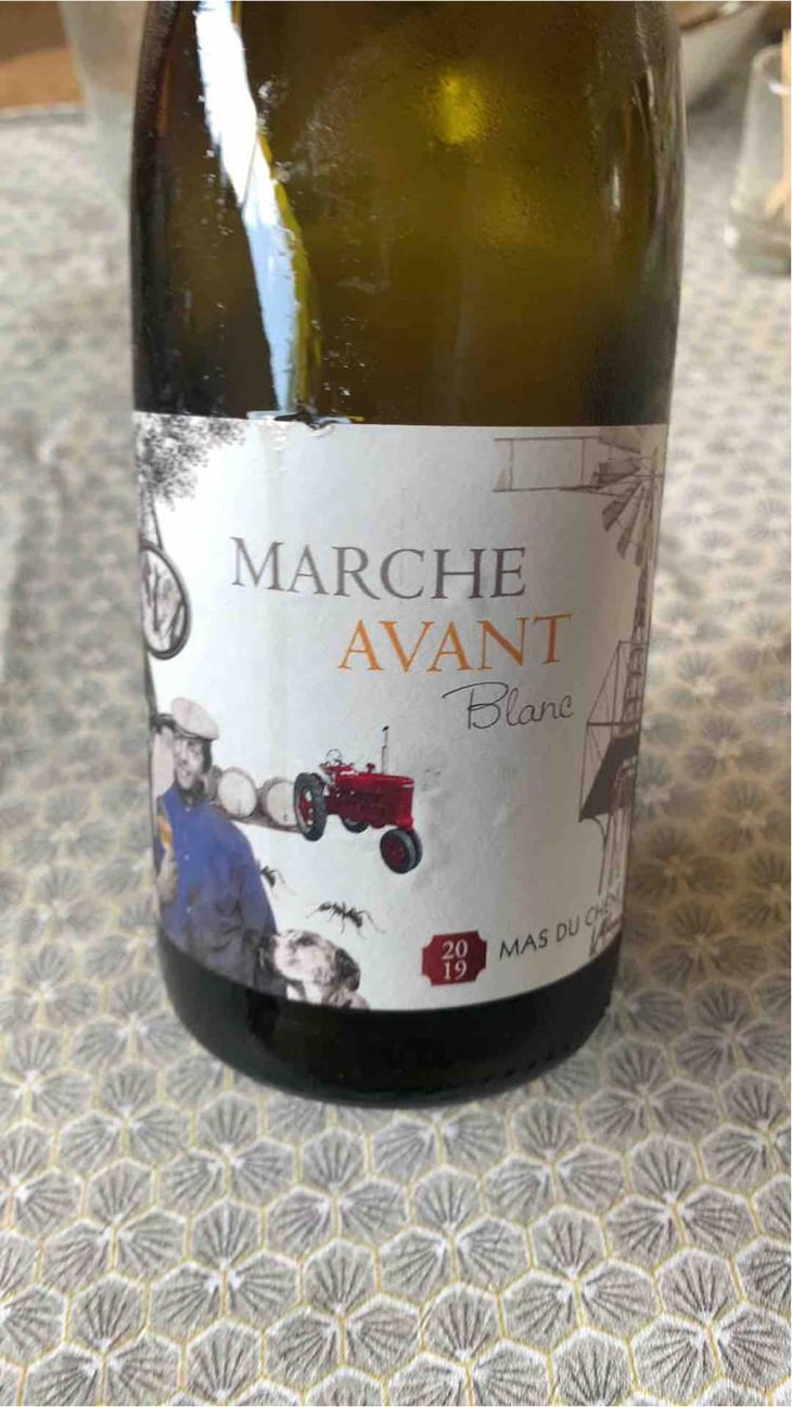 Marche Avant blanc - Mas du Chêne - Emmanuelle Delon & Luc Vignal 