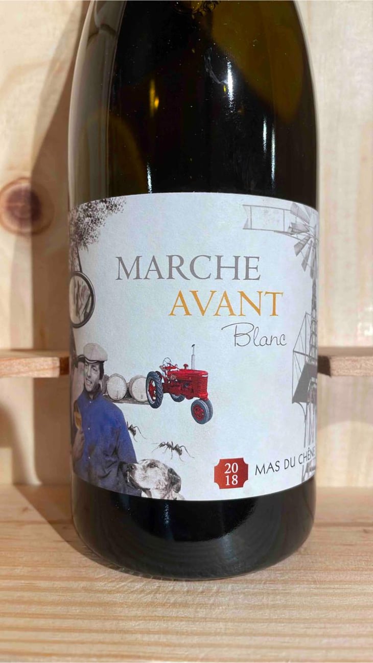 Marche Avant blanc - Mas du Chêne - Emmanuelle Delon & Luc Vignal 