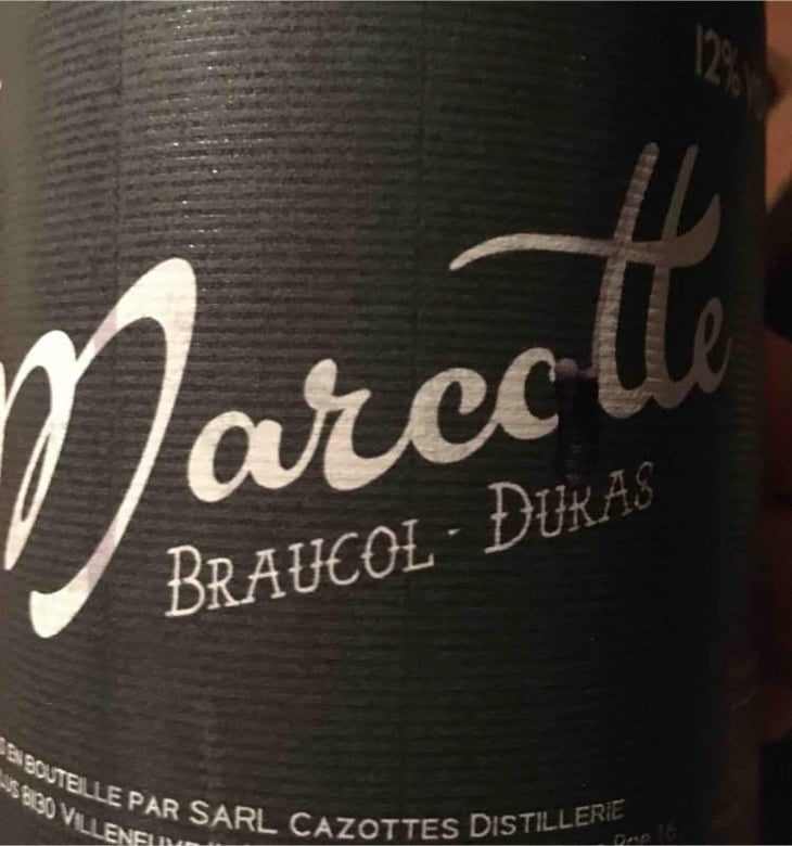 Marcotte (rouge) - Distillerie et Domaine Cazottes - Laurent Cazottes 