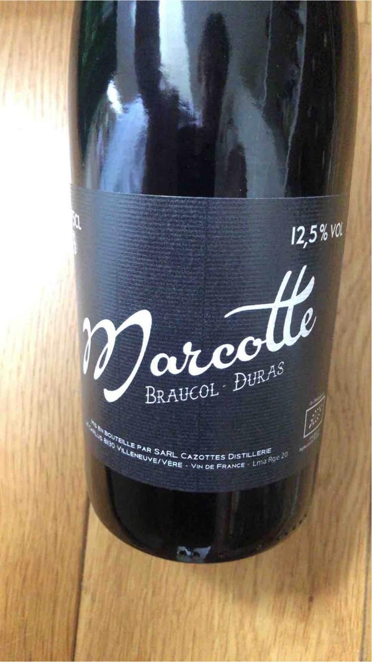 Marcotte (rouge) - Distillerie et Domaine Cazottes - Laurent Cazottes 