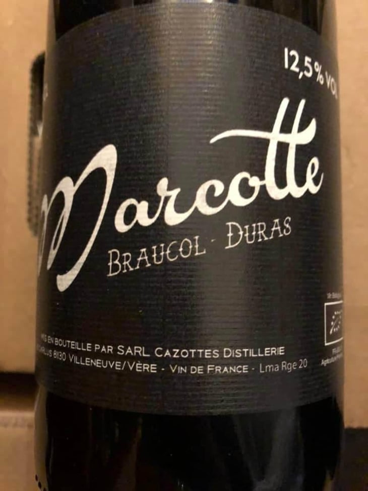 Marcotte (rouge) - Distillerie et Domaine Cazottes - Laurent Cazottes 