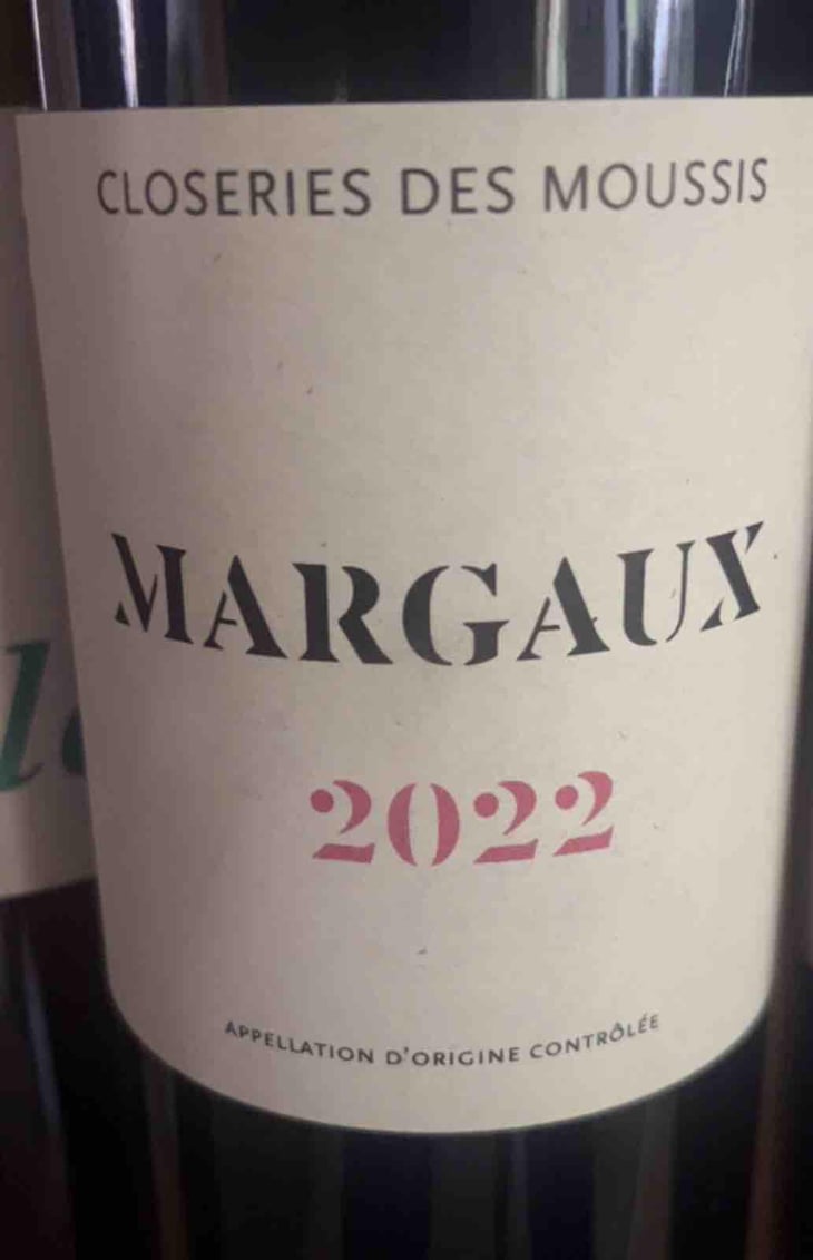 Margaux - Les Closeries des Moussis - Laurence Alias & Pascale Choime 