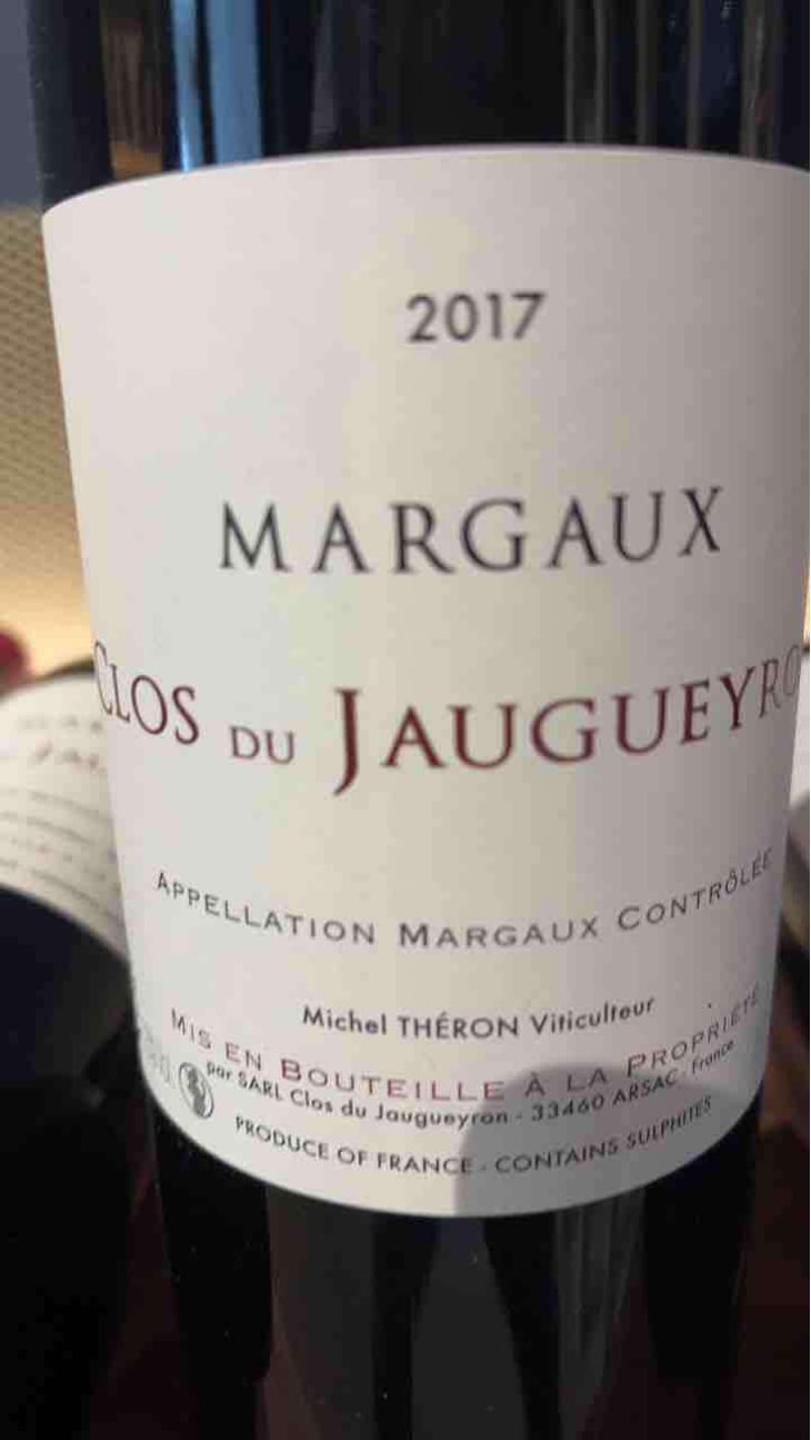 Margaux - Clos Du Jaugeyron - Michel Théron & Stéphanie Destruhaut 