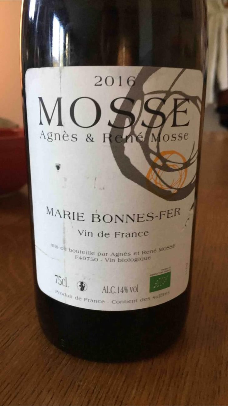 Marie Bonnes-Fer - Domaine Mosse - Sylvestre & Joseph Mosse 