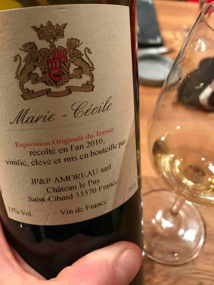 Marie-Cécile - Château le Puy - Jean-Pierre & Pascal Amoreau 