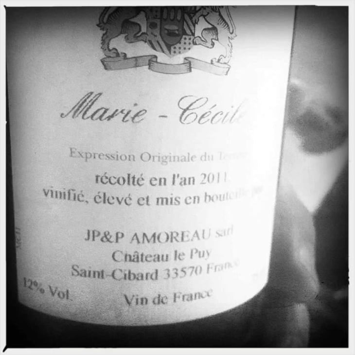 Marie-Cécile - Château le Puy - Jean-Pierre & Pascal Amoreau 
