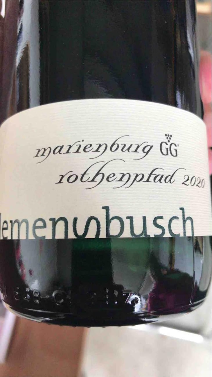 Marienburg Rothenpfad GG - Weingut Clemens Busch - Clemens & Rita Busch 