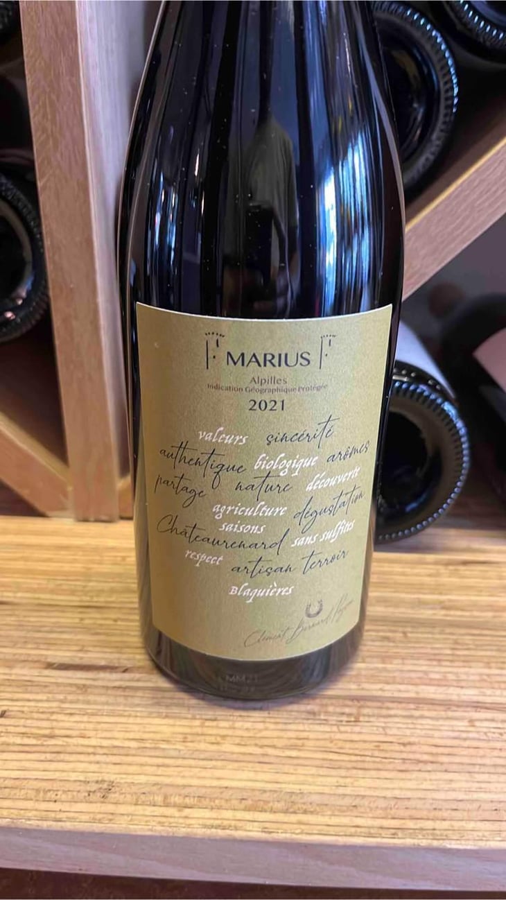Marius - Domaine Des Blaquières - Clément Bernard -2021