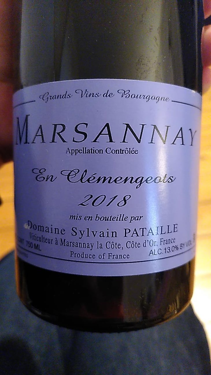 Marsannay "En Clemengeots" - Sylvain Pataille - Sylvain Pataille -2021
