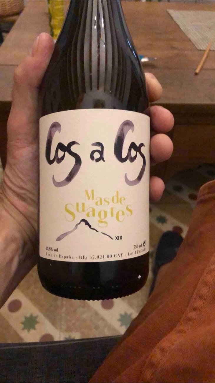 Mas De Suagres White - Celler Cos A Cos - Cristobal Vanyo Beneyto 