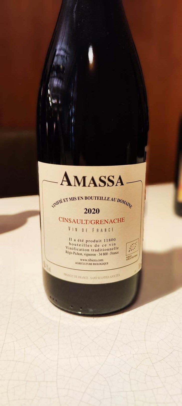 Amassa - Domaine Ribiera - Christine & Régis Pichon 