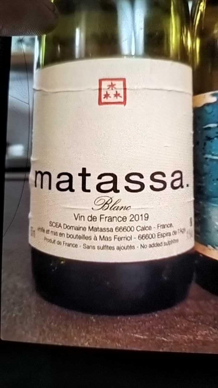 Matassa Blanc - Domaine Matassa - Tom Lubbe 