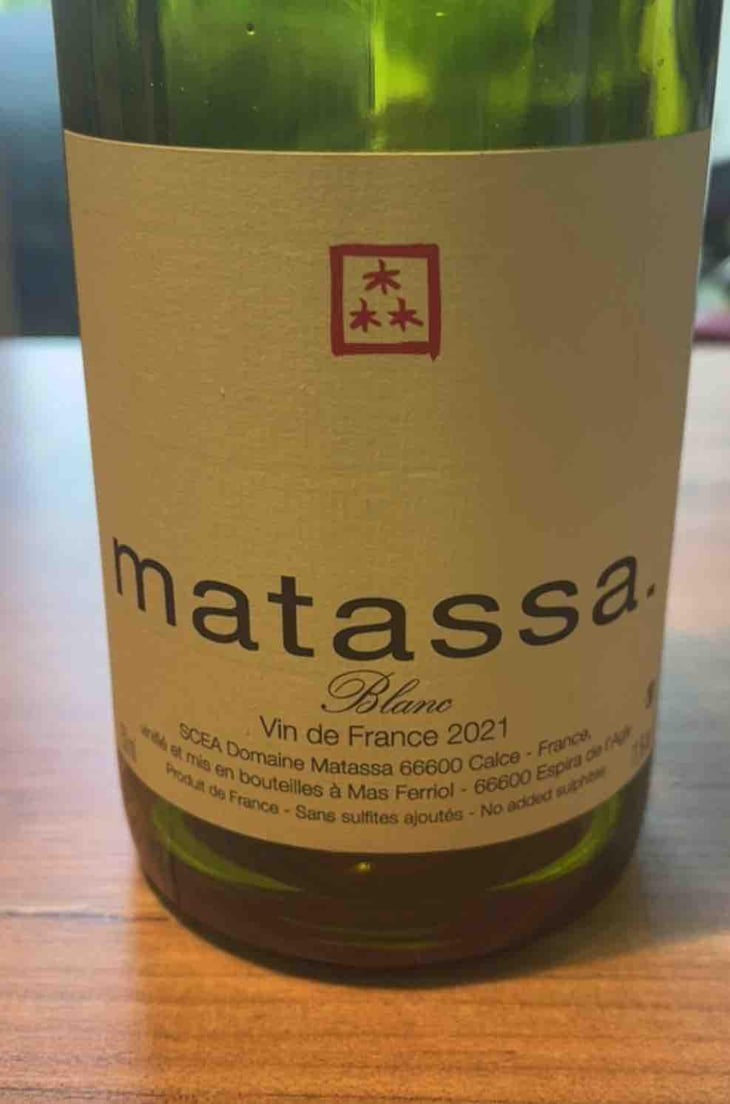 Matassa Blanc - Domaine Matassa - Tom Lubbe 