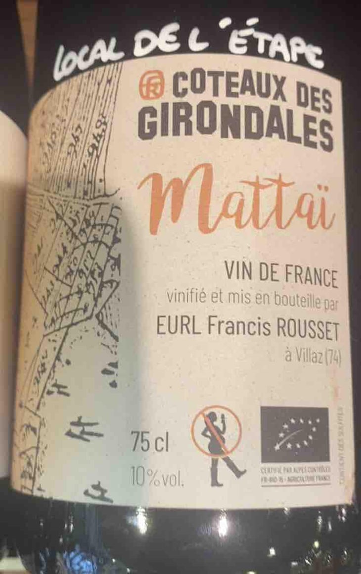 Mattaï - Coteaux des Girondales - Francis Rousset 