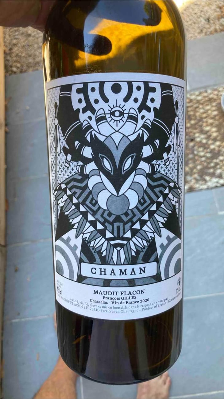 Maudit Flacon "Chaman" - Domaine des Fables - François Gilles 