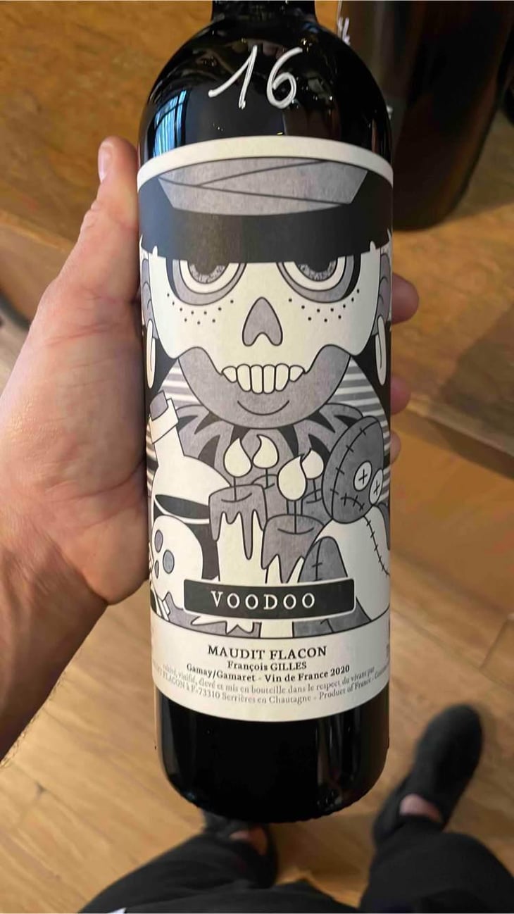 Maudit Flacon "Voodoo" - Domaine des Fables - François Gilles 