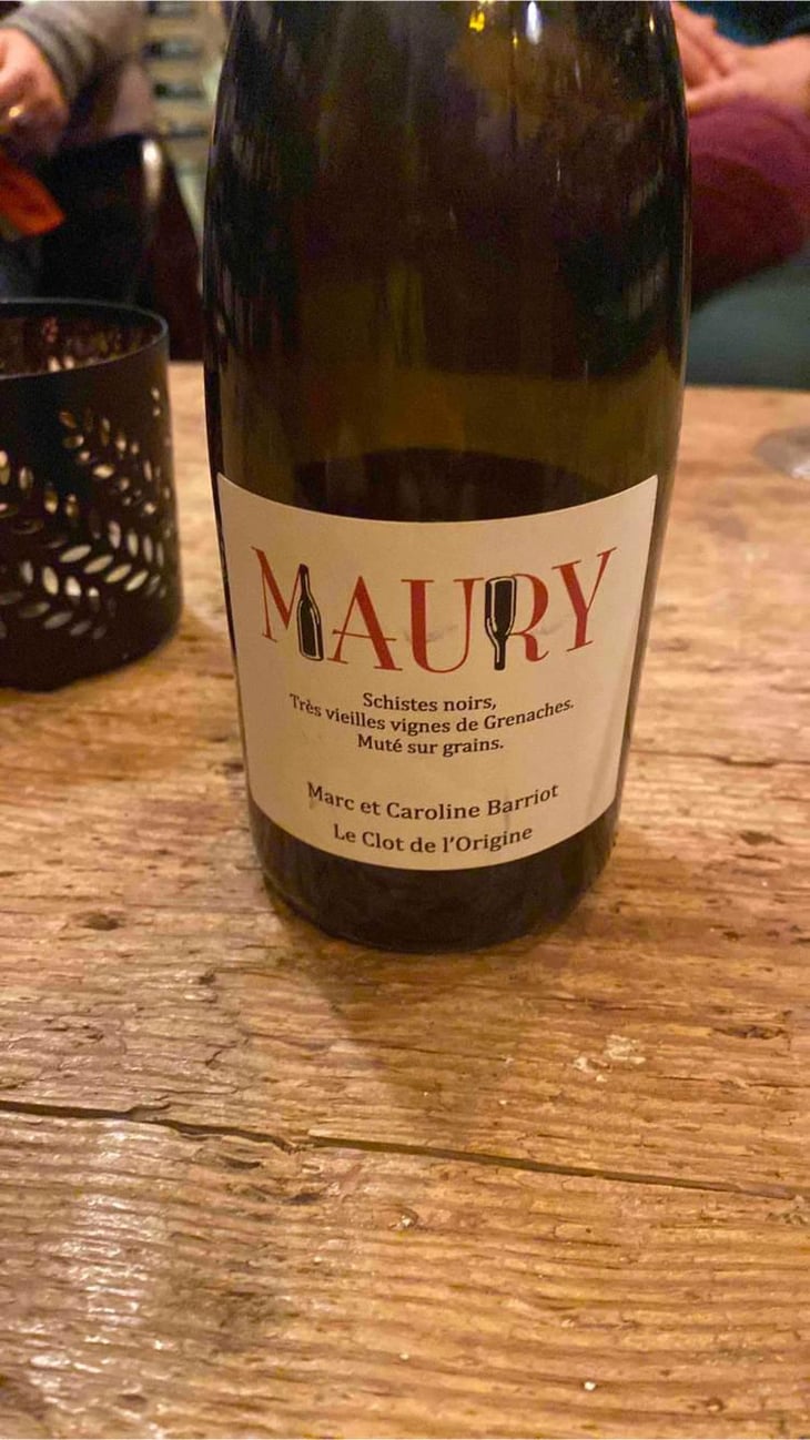 Maury - Clot de l'Origine - Marc & Caroline Barriot 