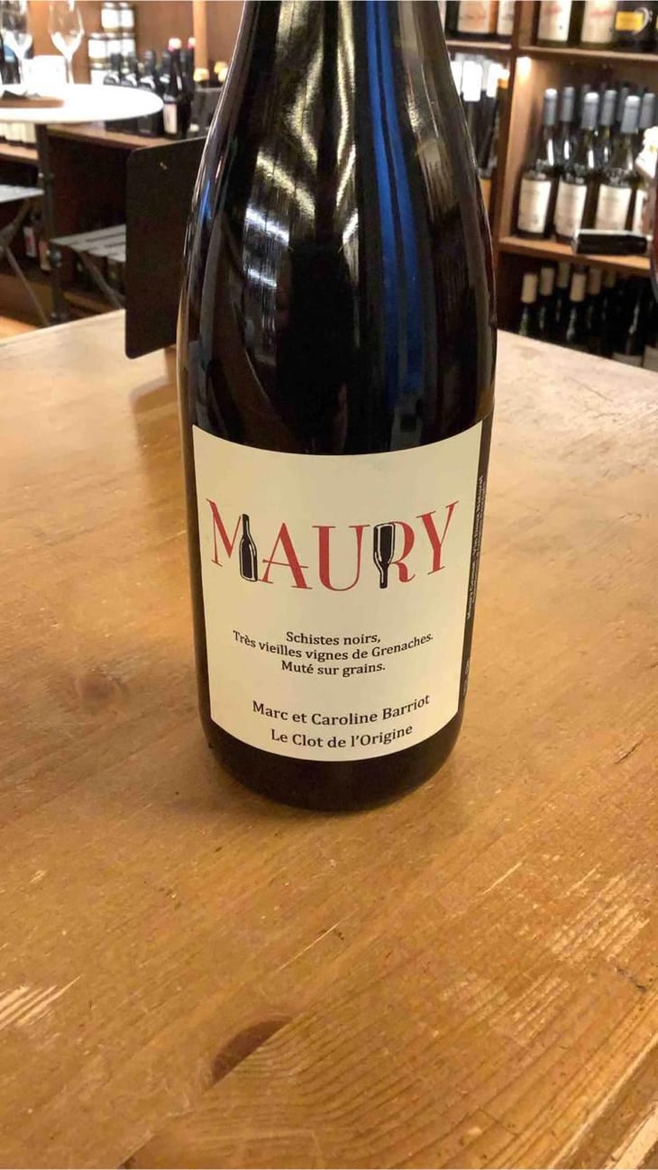 Maury - Clot de l'Origine - Marc & Caroline Barriot 