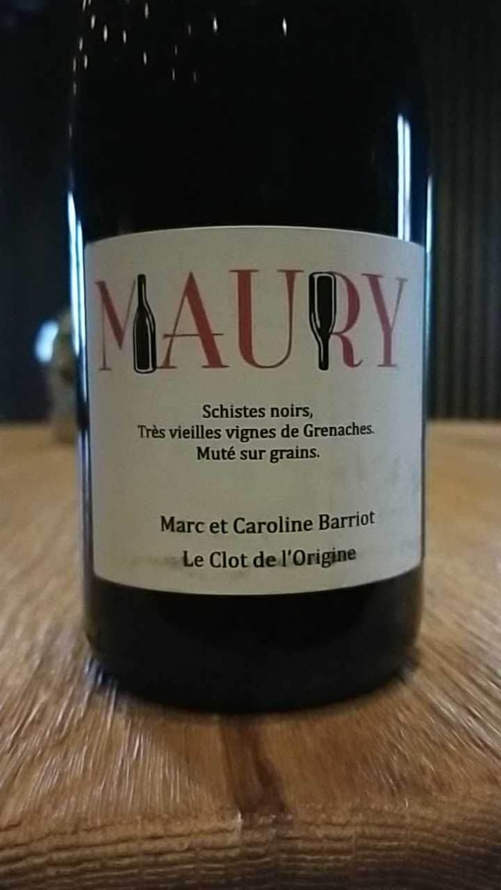 Maury - Clot de l'Origine - Marc & Caroline Barriot 