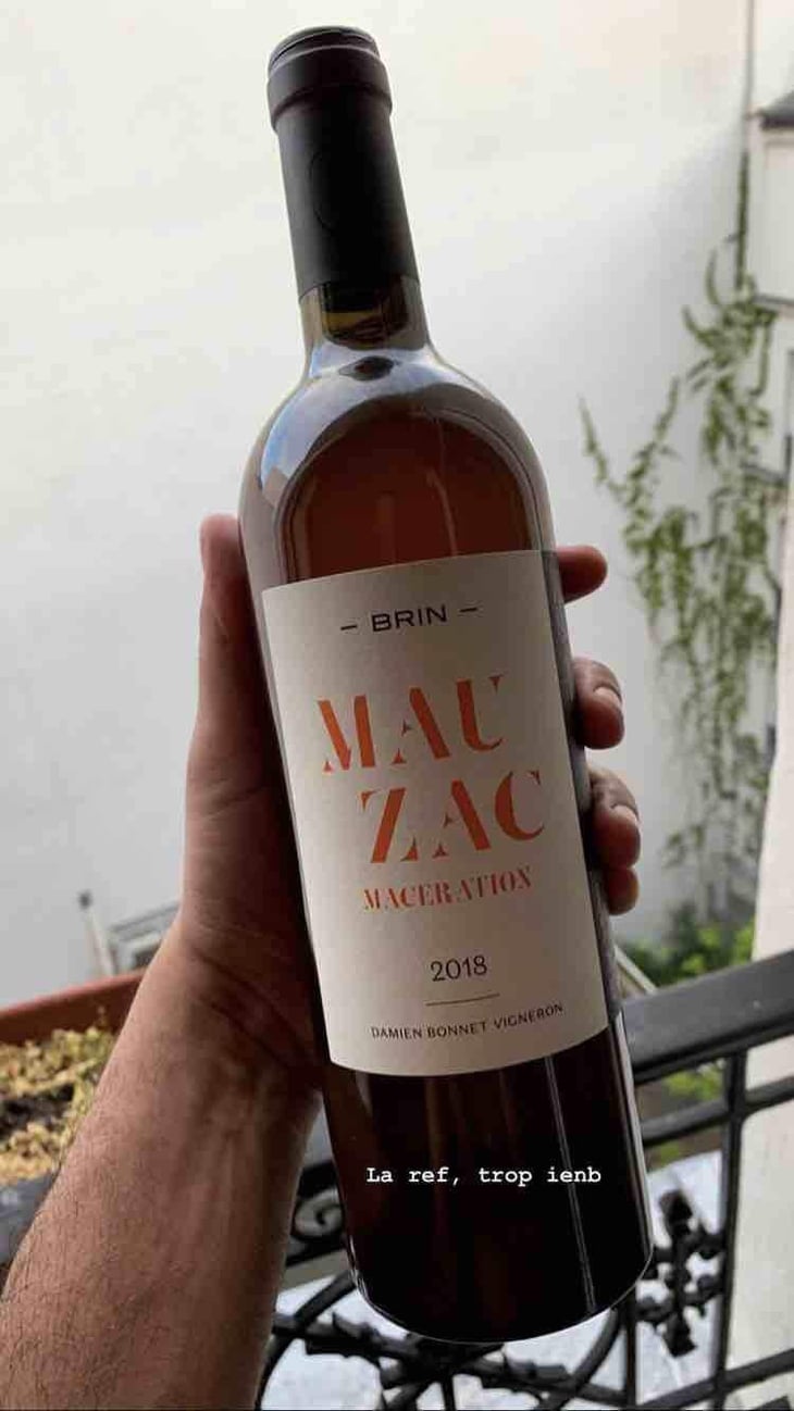 Mauzac Macération - Domaine de Brin - Damien Bonnet 