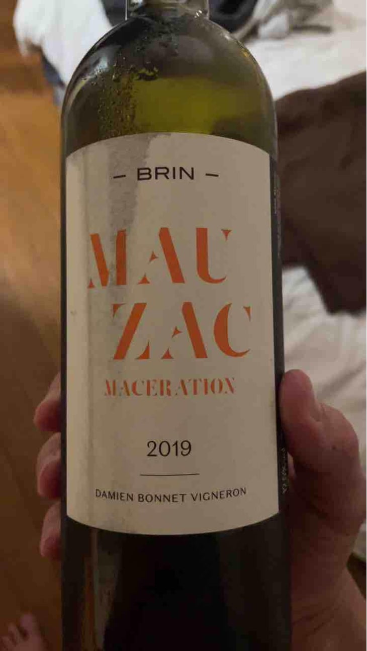 Mauzac Macération - Domaine de Brin - Damien Bonnet 