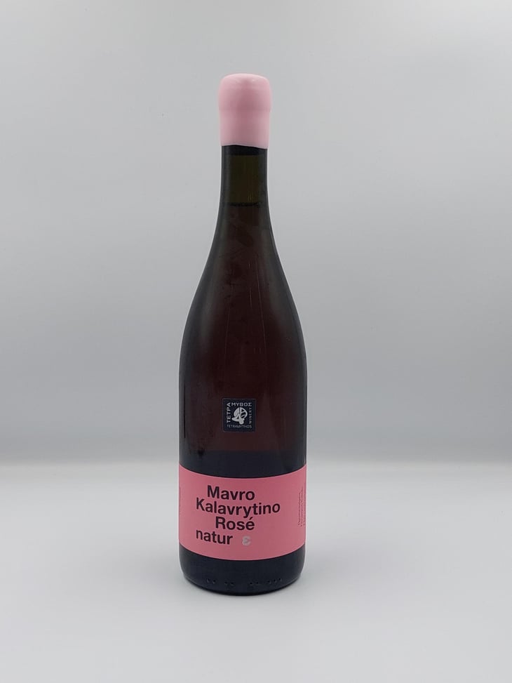 Mavro Kalavrytino Nature - Tetramythos Winery - Τετράμυθος - Panos Papayiannopoulos, Aristos Spanos, Eustatius Spanos 