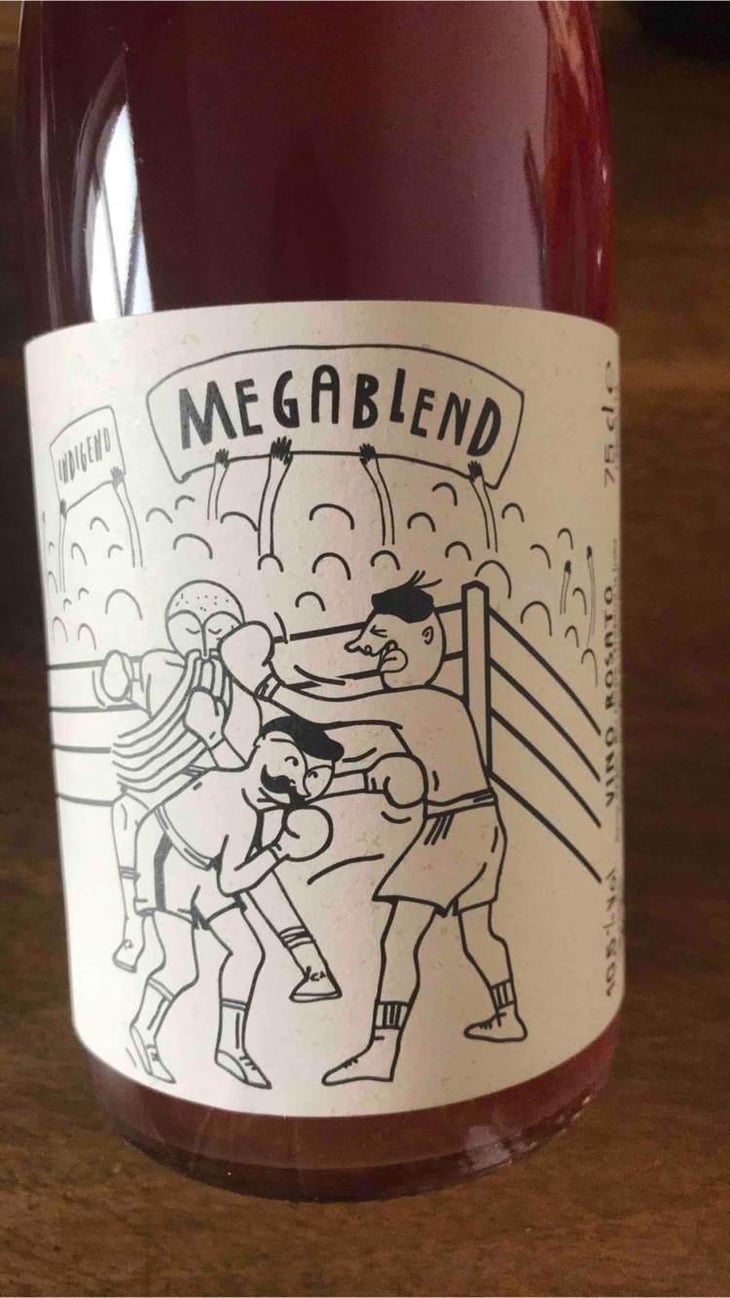 Megablend Rosato - Cantina Indigeno (TEMPORARILY CLOSED) - Alfredo Giugno, Loreto Lamolinara, Nicola Reginaldi 