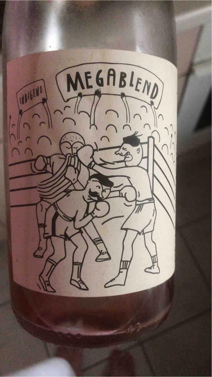 Megablend Rosato - Cantina Indigeno (TEMPORARILY CLOSED) - Alfredo Giugno, Loreto Lamolinara, Nicola Reginaldi 