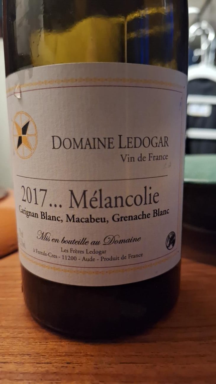 Mélancolie - Domaine Ledogar - Xavier, Mathieu & Benoît Ledogar 