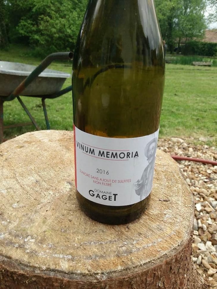 vinum memoria - Le Domaine Gaget - Mikaël Gaget 
