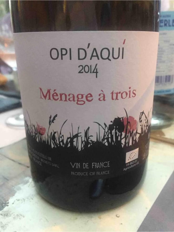 Ménage à Trois - Opi d'Aquí - Philippe Formentin 